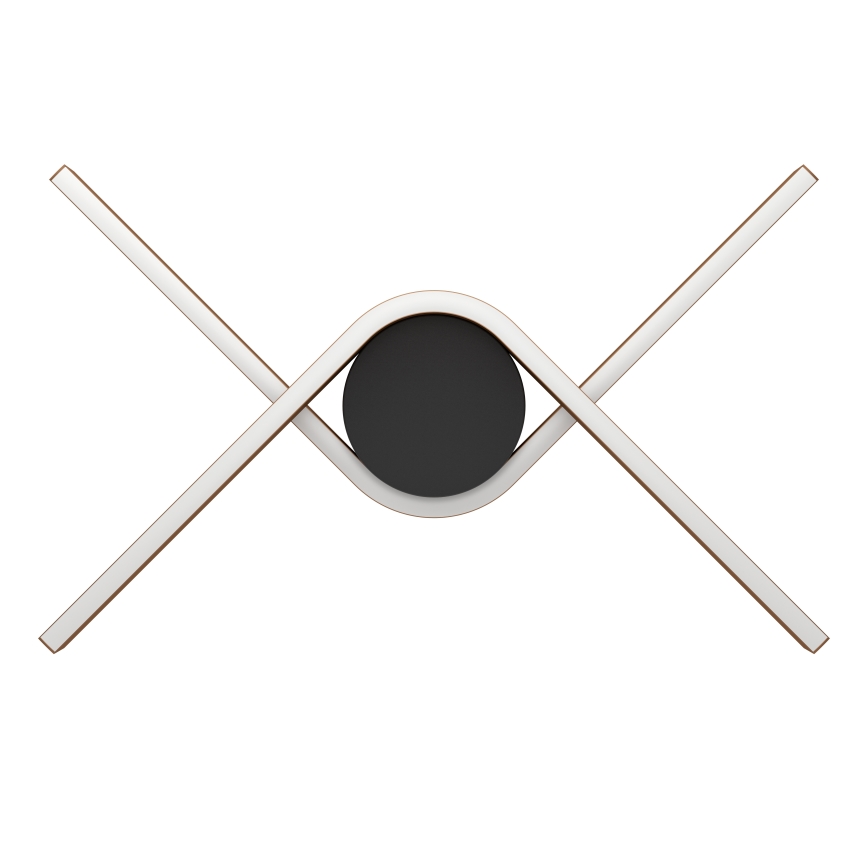 Eglo - LED RGBW Stmívatelné stropní svítidlo 2xLED/18W/230V měděná/černá