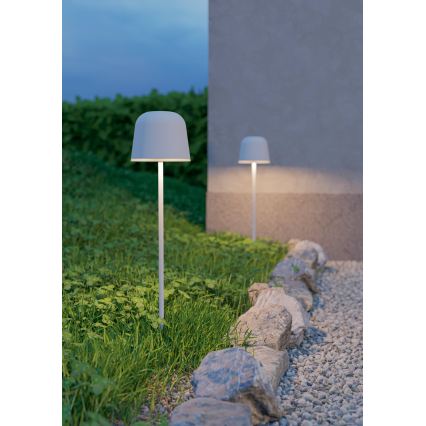 Eglo - LED Stmívatelná venkovní dotyková nabíjecí stolní lampa LED/1,8W/5V 2500/3000/4000K 2500 mAh IP54 šedá