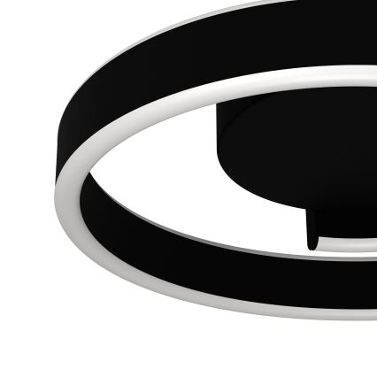 Eglo - LED RGBW Stmívatelné stropní svítidlo LED/37W/230V 3000-6500K černá