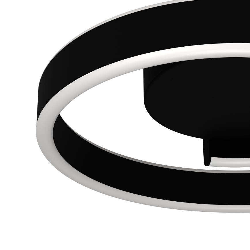 Eglo - LED RGBW Stmívatelné stropní svítidlo LED/37W/230V 3000-6500K černá