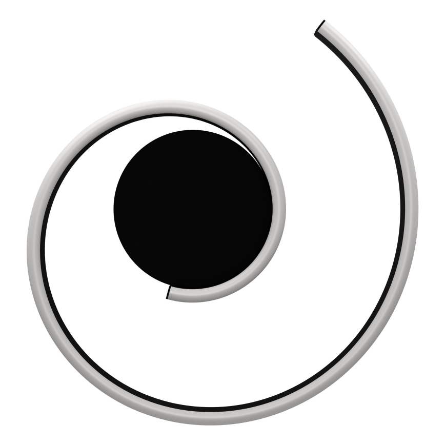 Eglo - LED RGBW Stmívatelné stropní svítidlo LED/37W/230V 3000-6500K černá