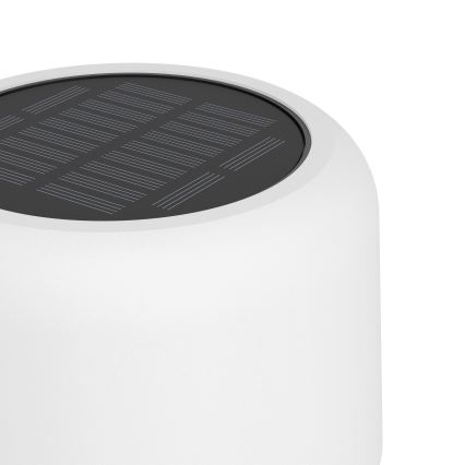 Eglo - LED Solární nabíjecí dotyková stojací lampa LED/2,8W/3,7V 1800 mAh IP44 bílá