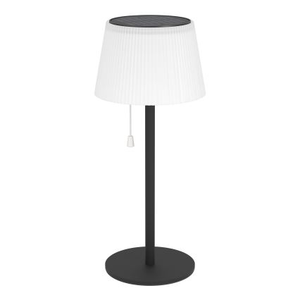Eglo - LED Solární nabíjecí stolní lampa LED/2,3W/3,7V 3000/4000/6500K 1800 mAh IP44 černá
