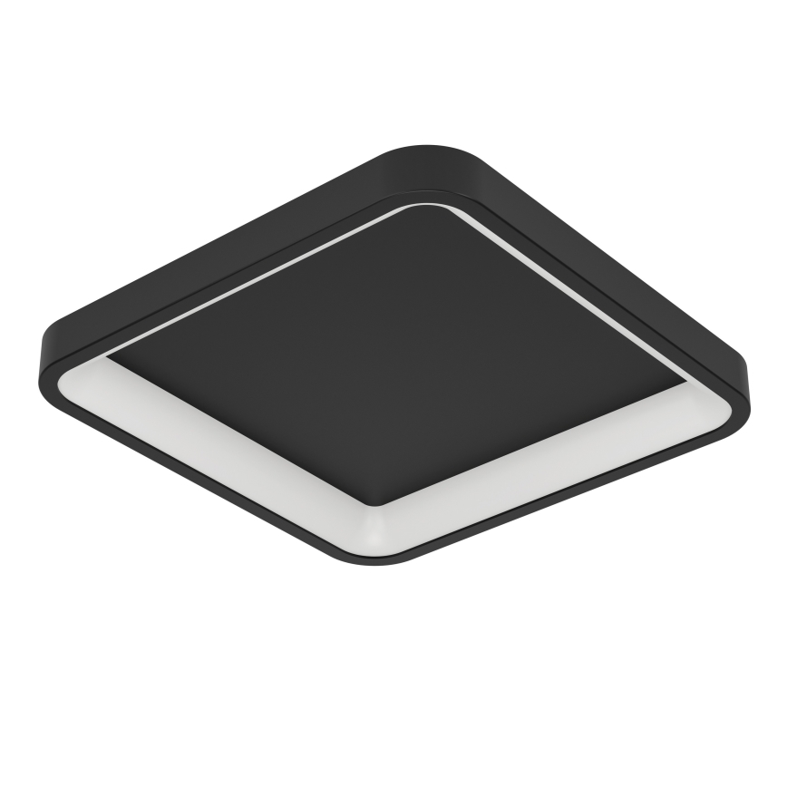 Eglo - LED RGBW Stmívatelné stropní svítidlo LED/20W/230V 2700-6500K 35x35 cm černá