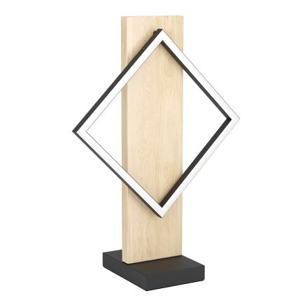 Eglo - LED Stolní lampa LED/13W/230V černá/béžová