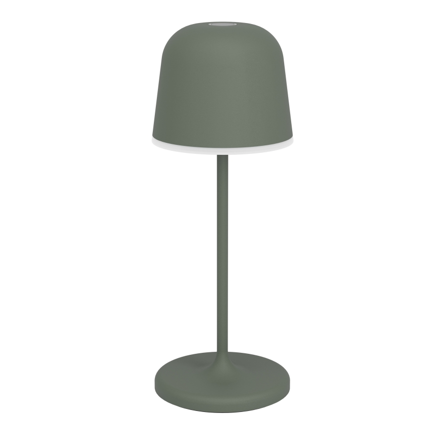 Eglo - LED Stmívatelná venkovní dotyková nabíjecí stolní lampa LED/1,8W/5V 2500/3000/4000K 2500 mAh IP54 zelená