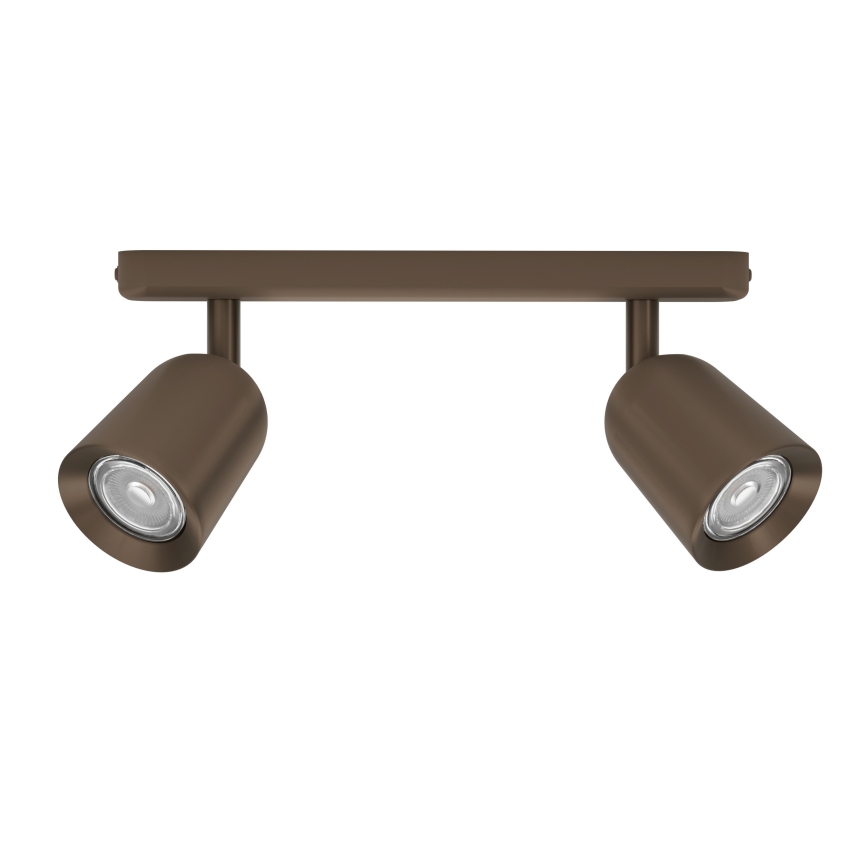 Eglo - Bodové svítidlo 2xGU10/10W/230V bronzová