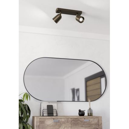 Eglo - Bodové svítidlo 2xGU10/10W/230V bronzová