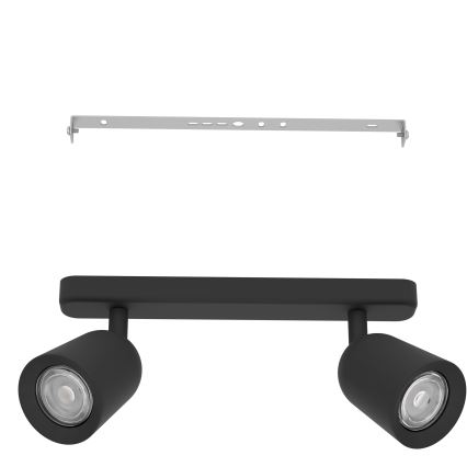 Eglo - Bodové svítidlo 2xGU10/10W/230V černá