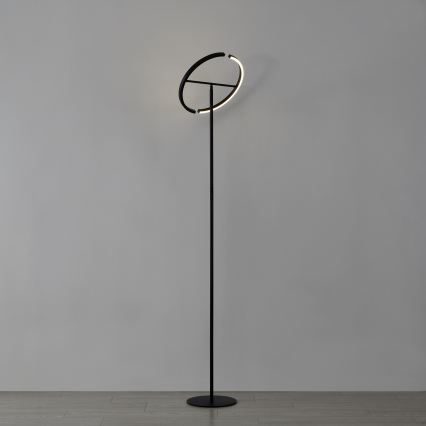 Eglo - LED Stmívatelná stojací lampa 2xLED/8,8W/230V černá