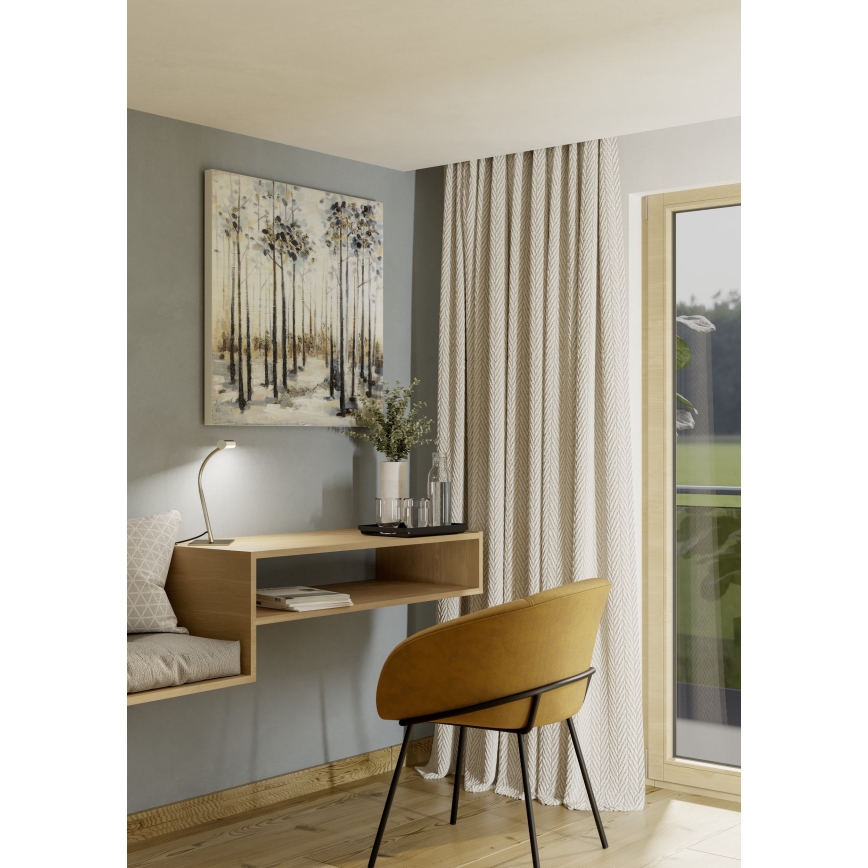 Eglo - LED Stmívatelná dotyková stolní lampa LED/5W/230V 2700/4000/6500K matný chrom