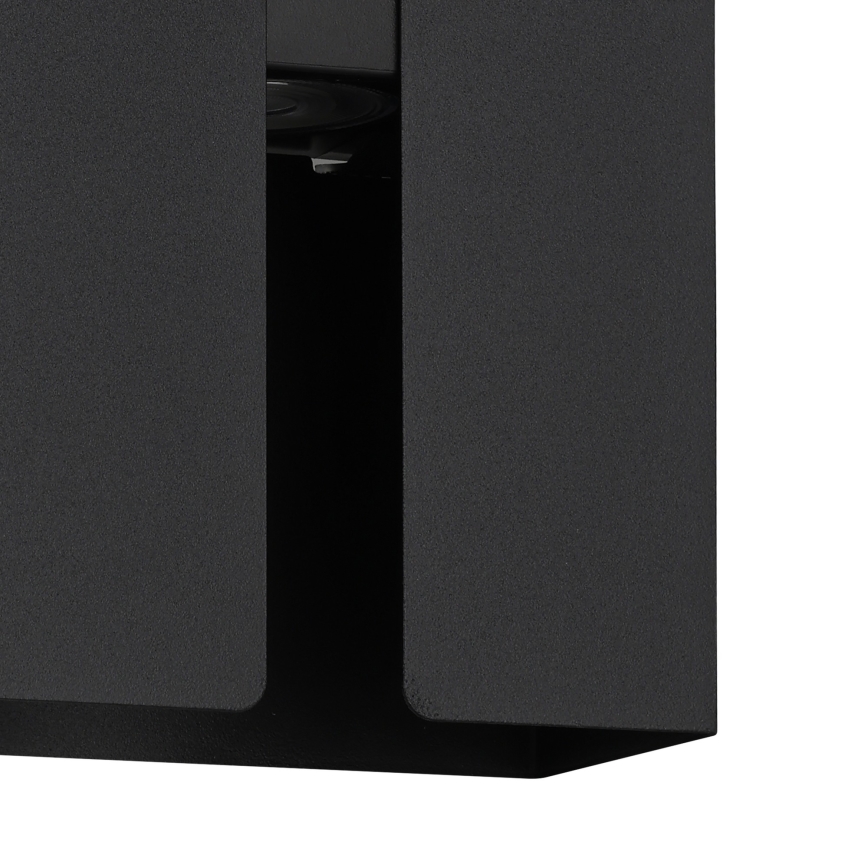 Eglo - LED Venkovní nástěnné svítidlo 2xLED/4W/230V 2700/4000/6000K. IP44 černá