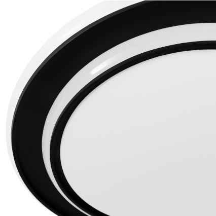 Eglo - LED Stropní svítidlo LED/24W/230V pr. 40 cm černá