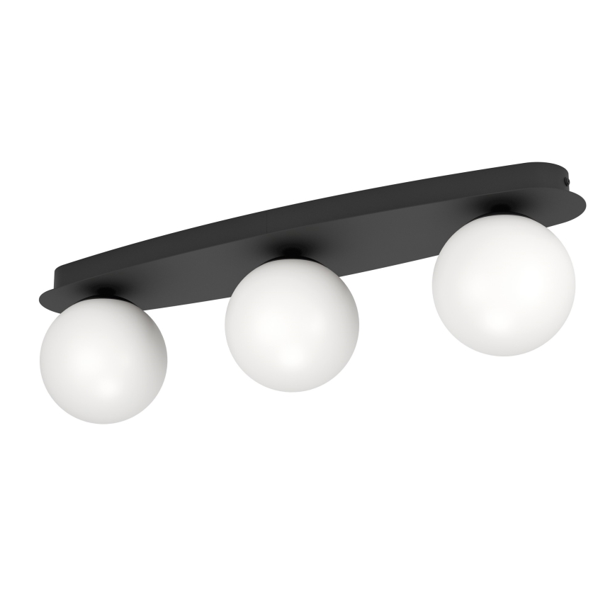 Eglo - LED Koupelnové stropní svítidlo 3xG9/4,2W/230V IP44 černá