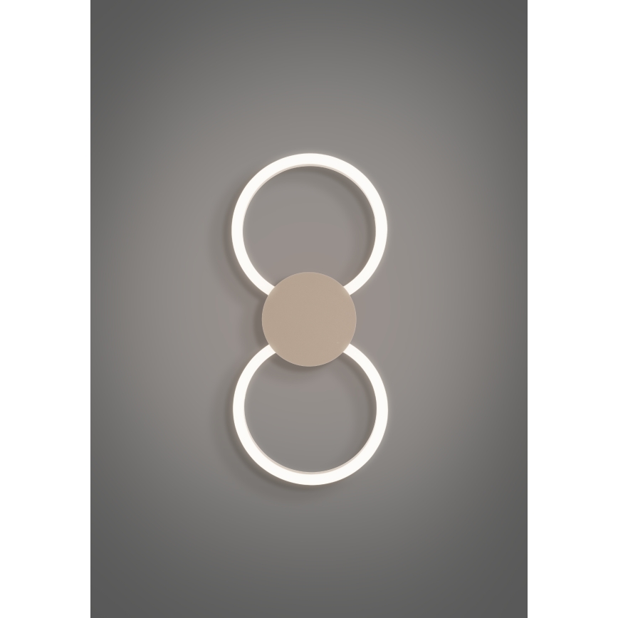 Eglo - LED Nástěnné svítidlo LED/20W/230V + LED/0,91W béžová