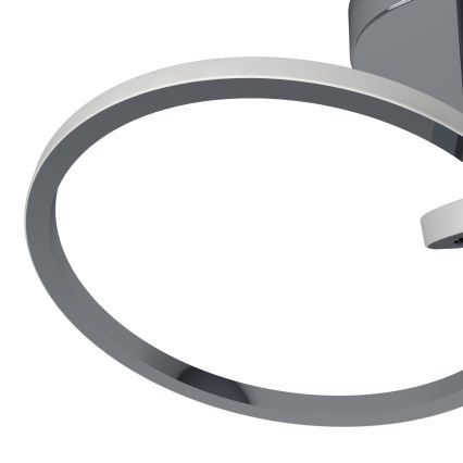 Eglo - LED Stropní svítidlo LED/12W/230V 2700/4000/6500K lesklý chrom