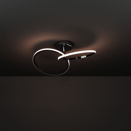 Eglo - LED Stropní svítidlo LED/12W/230V 2700/4000/6500K lesklý chrom