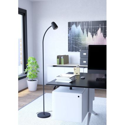 Eglo - Stojací lampa 1xE14/18W/230V černá