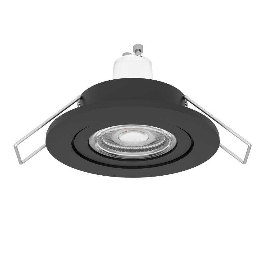 Eglo - LED Koupelnové podhledové bodové svítidlo 1xGU10/4,5W/230V IP44 černá