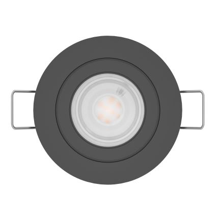 Eglo - LED Koupelnové podhledové bodové svítidlo 1xGU10/4,5W/230V IP44 černá