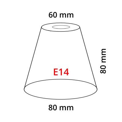 Eglo 902262 - Stínidlo MY CHOICE E14 pr.8 cm