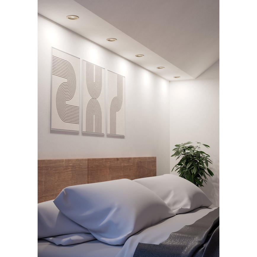 Eglo - LED Podhledové bodové svítidlo LED/4,8W/230V 2700/4000/6500K matný chrom