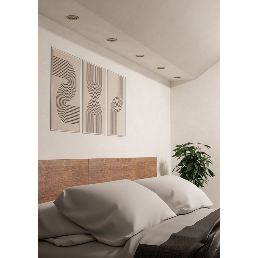 Eglo - LED Podhledové bodové svítidlo LED/4,8W/230V 2700/4000/6500K matný chrom