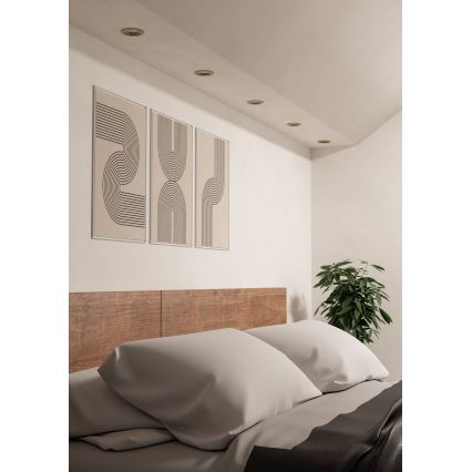 Eglo - SADA 5x LED Podhledové bodové svítidlo LED/4,8W/230V 2700/4000/6500K matný chrom