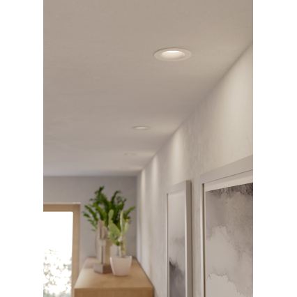 Eglo - LED Koupelnové podhledové svítidlo LED/4,9W/230V 2700/4000/6500K pr. 8,8 cm IP65 bílá