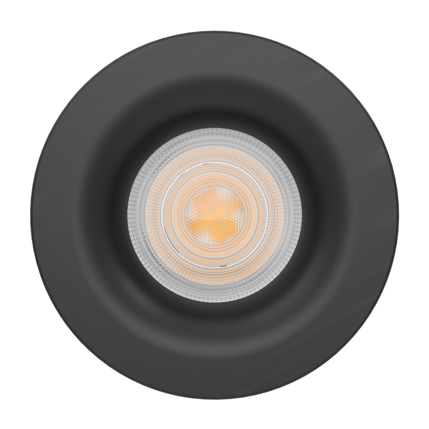 Eglo - LED Koupelnové podhledové svítidlo LED/4,9W/230V 2700/4000/6500K pr. 8,8 cm IP65 černá