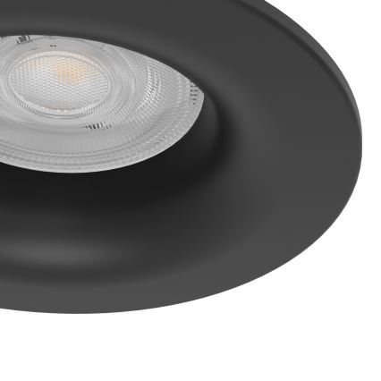 Eglo - LED Koupelnové podhledové svítidlo LED/4,9W/230V 2700/4000/6500K pr. 8,8 cm IP65 černá
