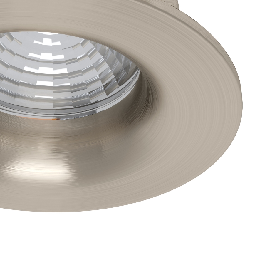 Eglo - SADA 3x LED Stmívatelné podhledové svítidlo LED/4,8W/230V pr. 8,8 cm matný chrom