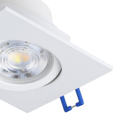 Eglo - SADA 3x LED Stmívatelné podhledové svítidlo LED/4,8W/230V 8,8x8,8 cm bílá