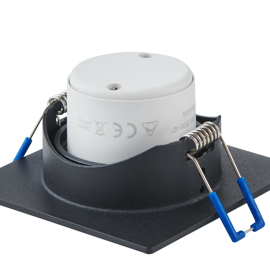 Eglo - SADA 3x LED Stmívatelné podhledové svítidlo LED/4,8W/230V 8,8x8,8 cm černá