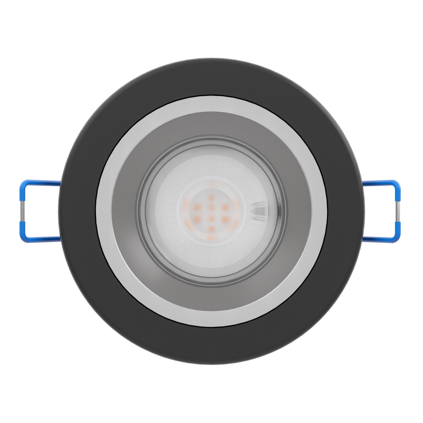 Eglo - LED Stmívatelné koupelnové podhledové svítidlo LED/4,8W/230V 2700/4000/6500K IP44 černá