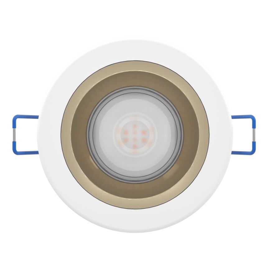 Eglo - LED Stmívatelné koupelnové podhledové svítidlo LED/4,8W/230V 2700/4000/6500K IP44 bílá/zlatá