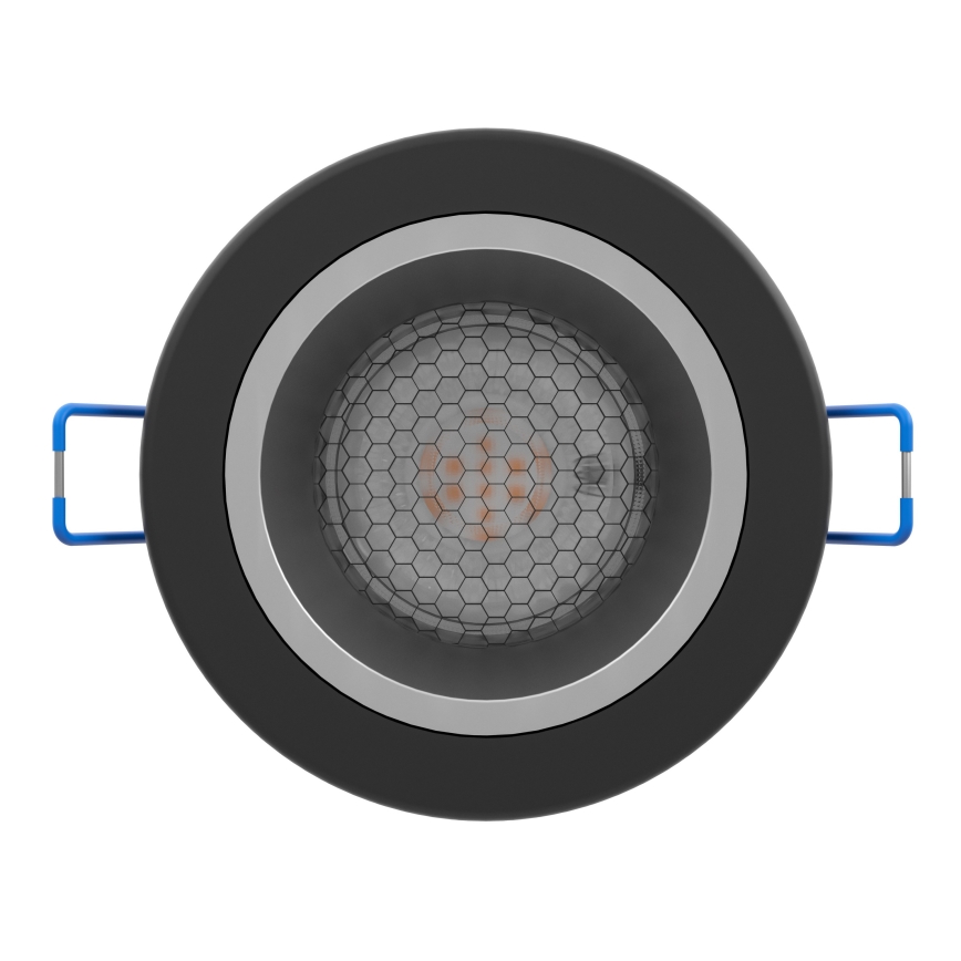 Eglo - LED RGBW Stmívatelné koupelnové podhledové svítidlo LED/4,8W/230V 2700-6500K IP44 černá