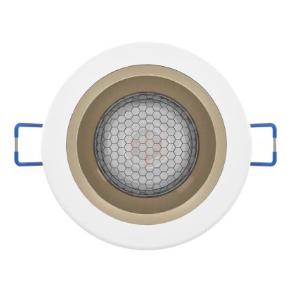 Eglo - LED RGBW Stmívatelné koupelnové podhledové svítidlo LED/4,8W/230V 2700-6500K IP44 bílá/zlatá