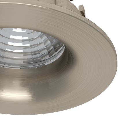 Eglo - LED Stmívatelné podhledové svítidlo LED/6,4W/230V pr. 8,8 cm matný chrom
