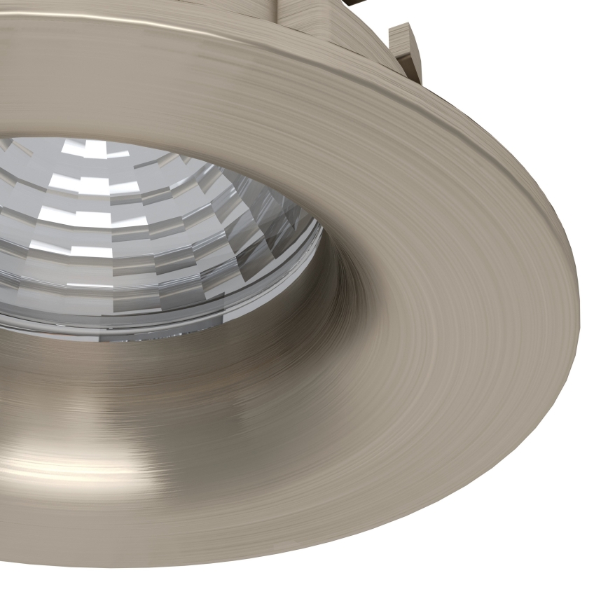 Eglo - LED Stmívatelné podhledové svítidlo LED/6,4W/230V pr. 8,8 cm matný chrom