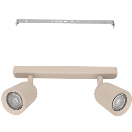 Eglo - Bodové svítidlo 2xGU10/10W/230V béžová