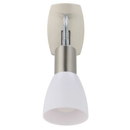 Eglo - Nástěnná lampička do zásuvky 1xE14/5W/230V matný chrom