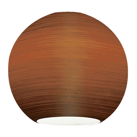 EGLO 90251 - Náhradní sklo k lustru, stolní lampě, stropnímu svítidlu a bodovému svítidlu MY CHOICE E14 pr. 9 cm hnědé stírané