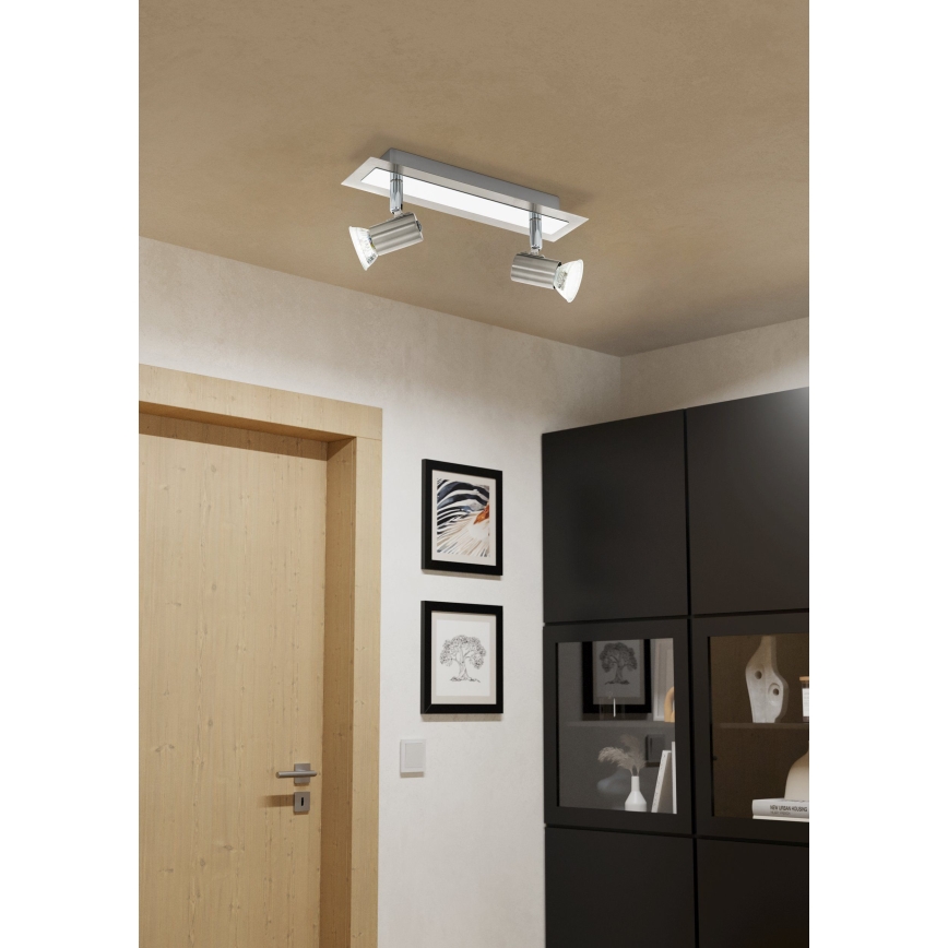 EGLO - Nástěnné stropní svítidlo 2xGU10/LED/3W