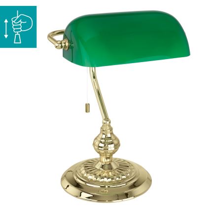 Eglo 90967 - BANKER Stolní lampa E27/60W/230V