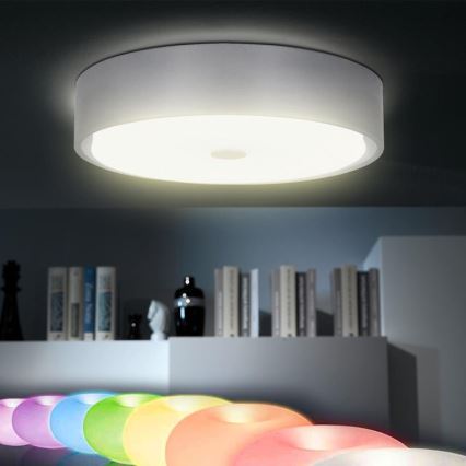 Eglo 91337 - LED stropní svítidlo CORONA 1x2GX13/55W + 1xLED/8,64W