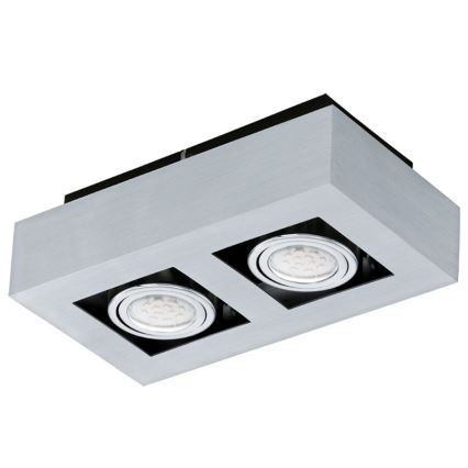 Eglo 91353 - LED stropní svítidlo LOKE 1 2xGU10-LED/5W/230V