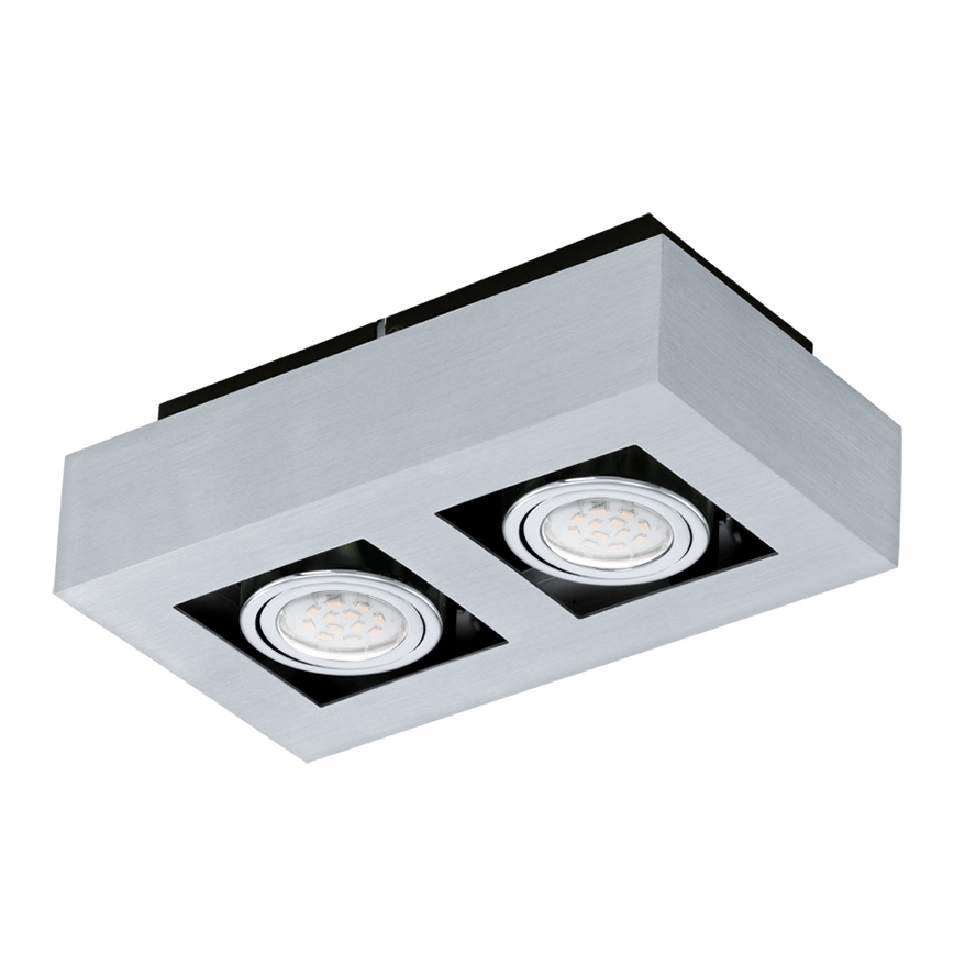 Eglo 91353 - LED stropní svítidlo LOKE 1 2xGU10-LED/5W/230V