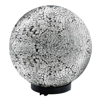 EGLO 91638 - Venkovní lampička TERRALUNA 1 1xE27/18W černá / bílá IP44