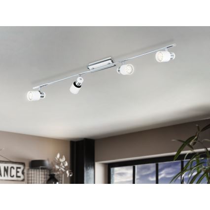 Eglo - LED bodové svítidlo 4xGU10-LED/5W/230V